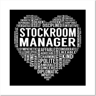 Stockroom Manager Heart Posters and Art